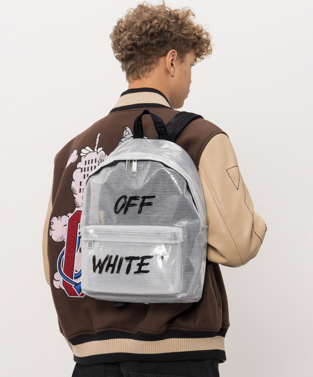 Off-White Детский рюкзак с принтом логотипа OWBNB02F26FB01 изображение 2