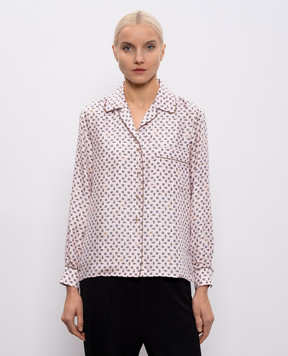 Max Mara Розовая блуза DISCO из шелка MXMDISCO