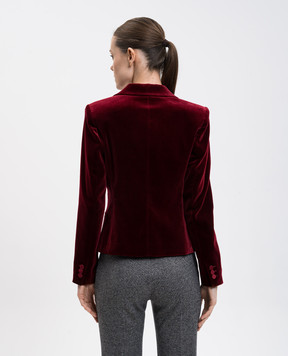 Max Mara Червоний оксамитовий жакет Eolie EOLIE