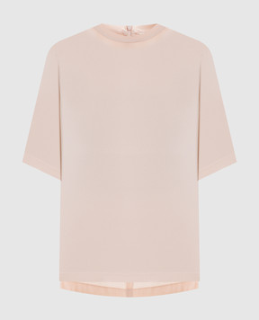 LISA YANG Рожевий топ із шовком 2026303