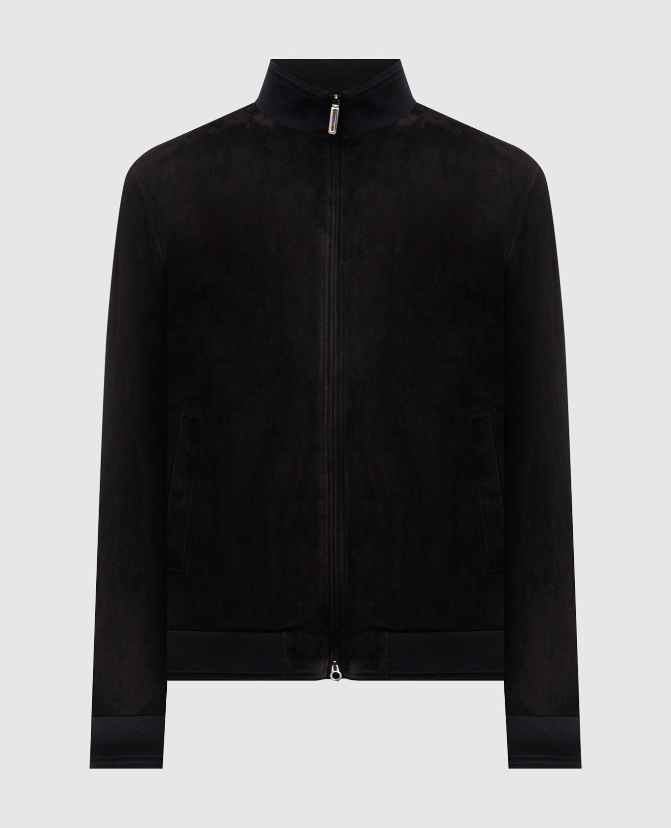 Черная замшевая куртка