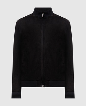 Stefano Ricci Чорна замшева куртка M7J5100290SUEJI3