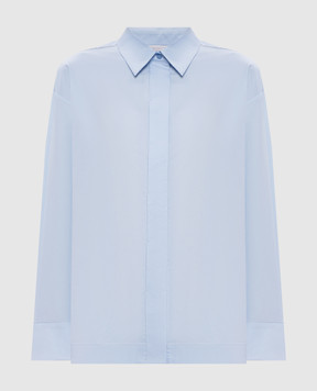 Peserico Блакитна сорочка з ланцюжком моніль A0683901979