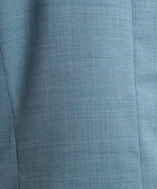 Maison Margiela MM6 Голубой жакет из шерсти S62BN0119M35884 изображение 4