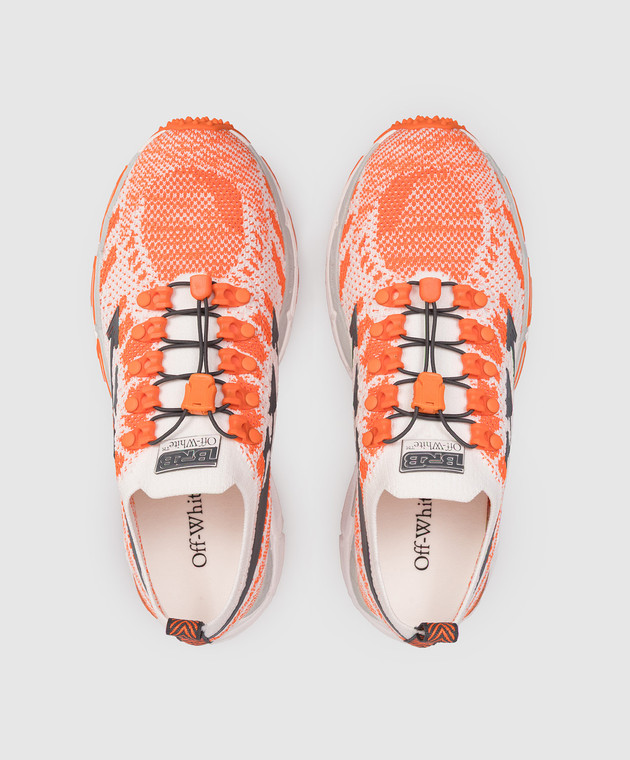 Off-White Оранжевые кроссовки Be Right Back OWIA28KS26FAB001 изображение 4