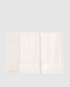 Fazzini Бежевий комплект постільної білизни із шовку La Galleria LAGCOCO240X220QA