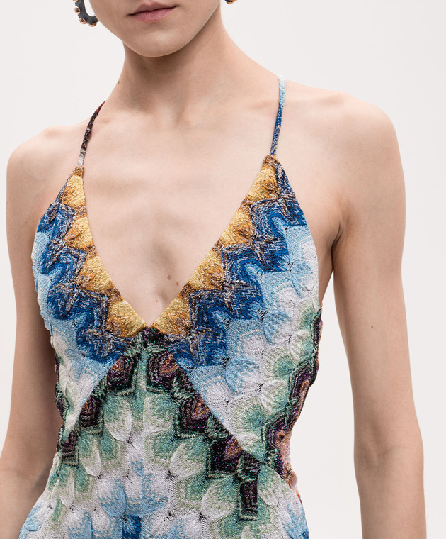 Missoni Сукня у візерунок з відкритою спиною DS26SG3ZBR015J зображення 4