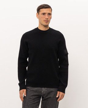 C.P. Company Metropolis Черный свитер с шерстью LKN040A005528A