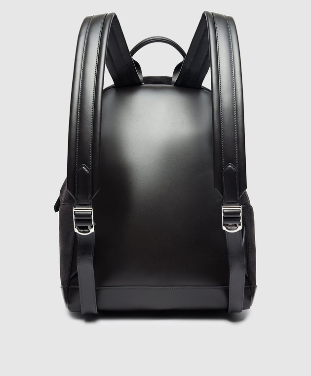Tom Ford Сірий замшевий рюкзак H0397LCL323S зображення 3