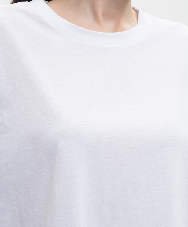 Solotre Белая футболка M1AB0192 изображение 5