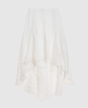 Charo Ruiz Біла асиметрична спідниця Finn 263402