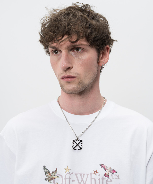 Off-White цепочка с подвеской Arrow OMOB157C99MET001 изображение 2