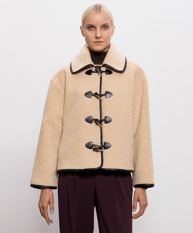 Twinset Бежевая куртка 262LI2FAA изображение 3
