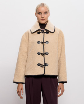 Twinset Бежевая куртка 262LI2FAA
