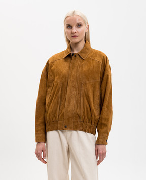 ARMA Коричнева замшева куртка Frederica 005L26102402