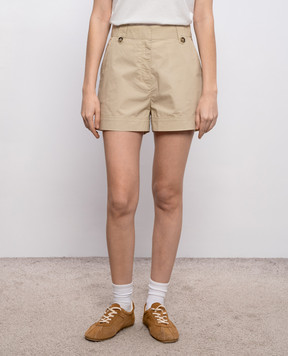 Woolrich Бежевые шорты из хлопка CFWWSH2001FRUT3944