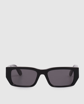 Palm Angels Черные очки с контрастным логотипом PA1030450753