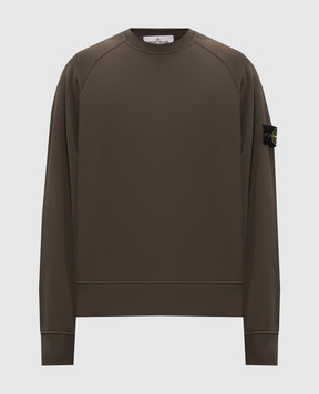 Stone Island Свитшот цвета хаки L2S156100008S0051