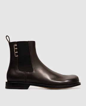 JW Anderson Коричневі шкіряні челсі CT0002LA0391