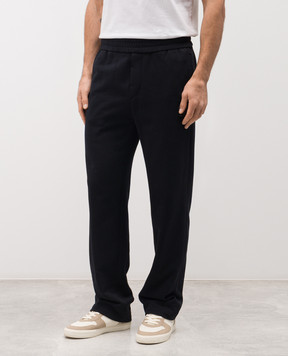 Peserico Синие спортивные брюки с логотипом R54203J0Q703825