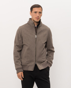 Cashmere&Whiskey Коричнева куртка з вовни 8400865307