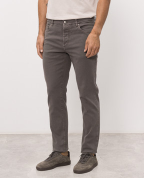 Brunello Cucinelli Сірі джинси M277PD3210