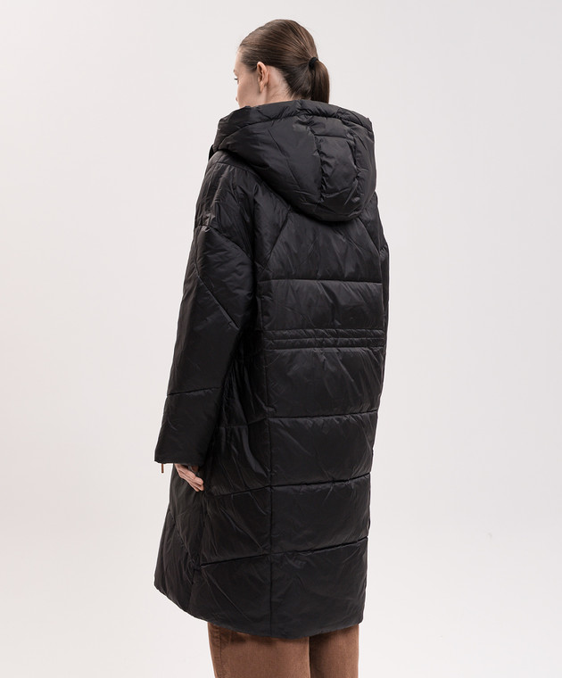 Twinset Черная удлиненная куртка 262TT2020 изображение 4