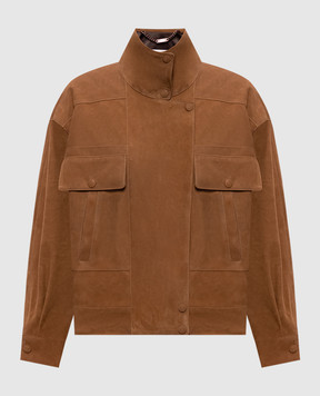 Babe Pay Pls Замшевая куртка коричневого цвета 2614SUEDE