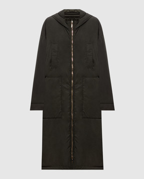Max Mara Зеленая удлиненная куртка BOSCO MTCBOSCO