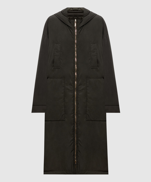 Max Mara Зеленая удлиненная куртка BOSCO MTCBOSCO