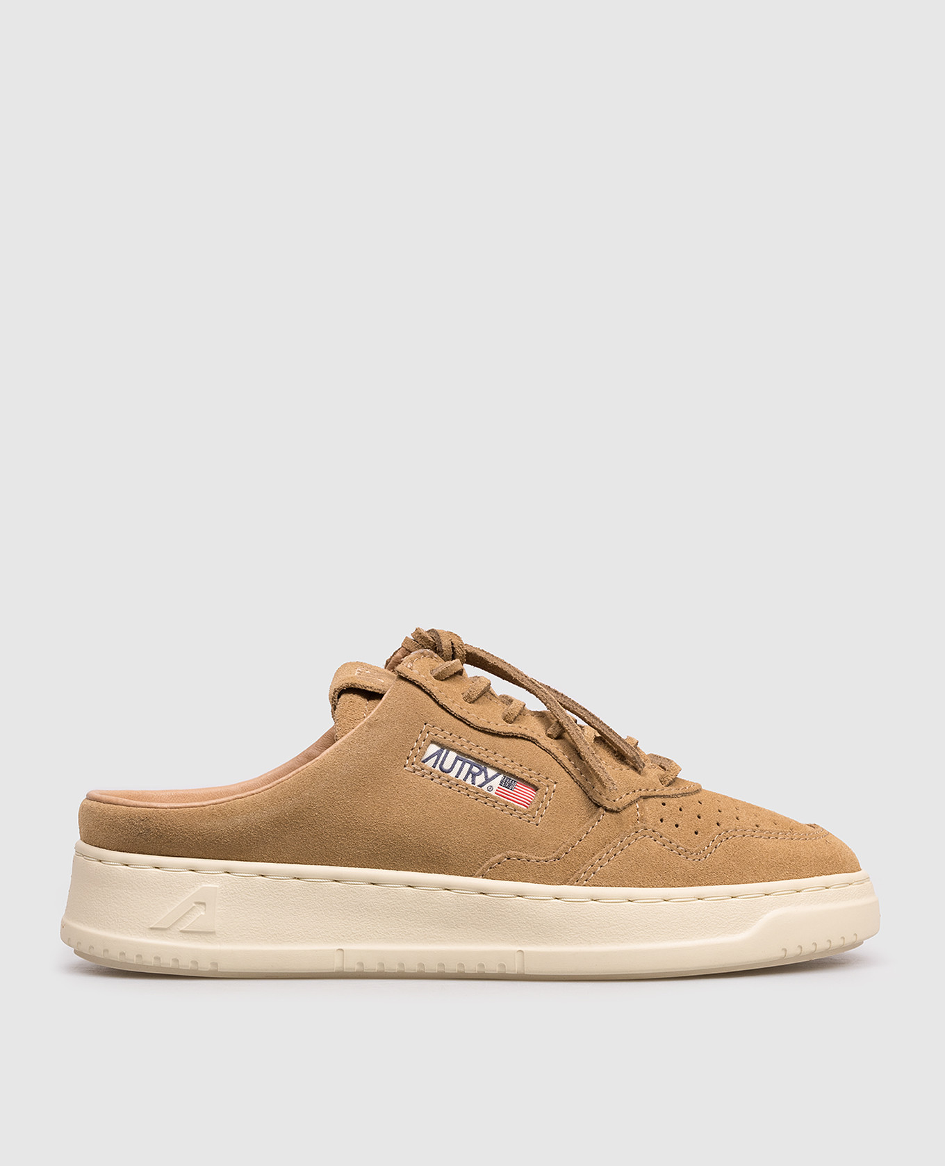 

Коричневые замшевые кроссовки-мюли Medalist, Коричневый, Кроссовки