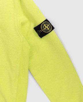 Stone Island Дитячий зелений світшот з логотипом L1S166100005S004068