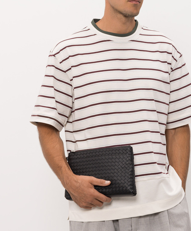 Bottega Veneta Чорний шкіряний клатч 876093V0010 зображення 2