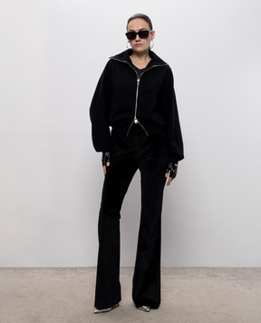 Jacob Lee Черный кардиган из кашемира WWCJ0015AW26B