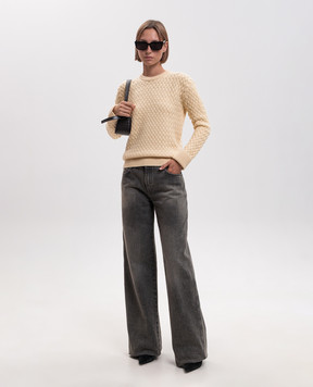 Bottega Veneta Жовтий светр A0021KV6UI0