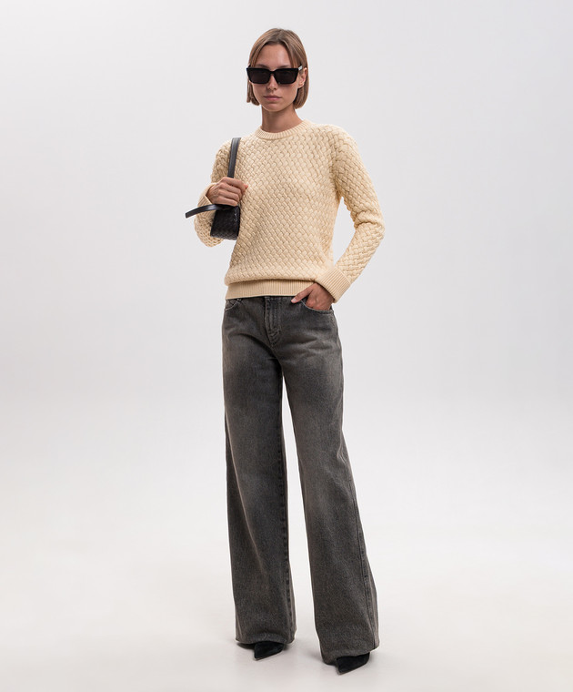 Bottega Veneta Желтый свитер A0021KV6UI0 изображение 2