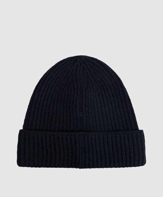 Doriani Cashmere Синя шапка з кашеміру 142B10 зображення 3