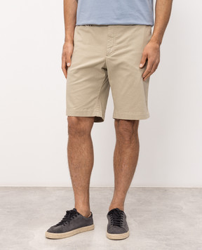 Florentino Бежевые шорты с льном 126501613724