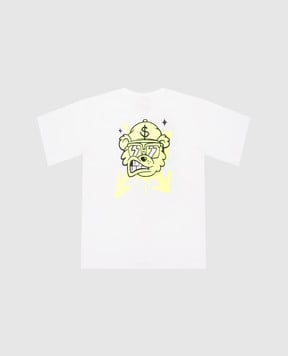 Sprayground Дитяча біла футболка Graffiti Bear SPY1443WHT