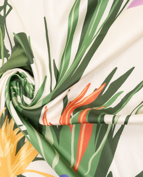 Max & Co Хустка BATTISTA із шовку в квітковий принт MCABATTISTA