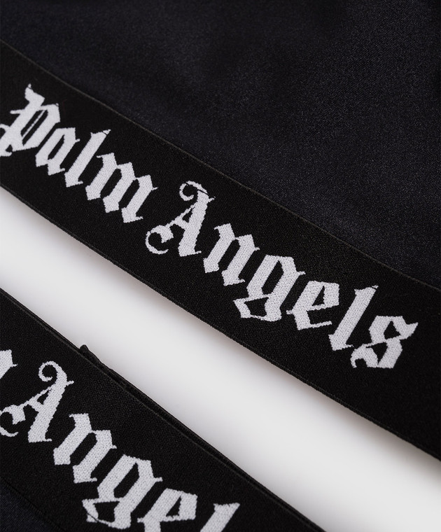 Palm Angels Детский черный купальник с узором логотипа PGFE002S26JER001 изображение 3