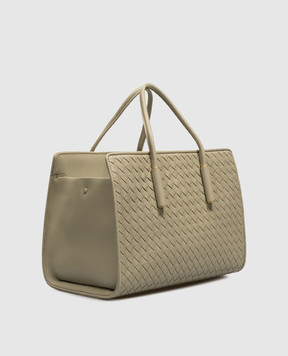 Bottega Veneta Зелена шкіряна сумка-тоут Barbara 875932V5KD0