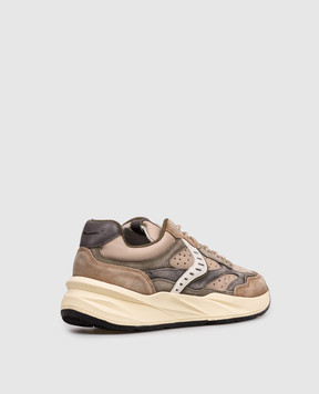 Voile Blanche Бежеві шкіряні кросівки Club 22 0012019829011D32