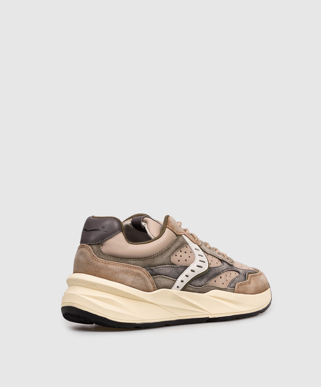 Voile Blanche Бежевые кожаные кроссовки Club 22 0012019829011D32 изображение 3