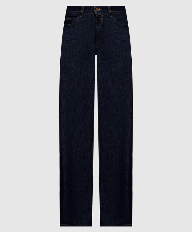 Saint Laurent Синие джинсы с логотип патч 873630Y21MA