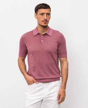 Cashmere&Whiskey Рожеве поло з бавовни M54268052