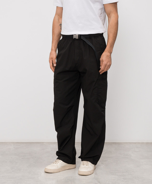 Iceberg Чорні штани-карго з поясом B1300032 зображення 3