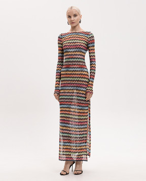 Missoni Сукня з відкритою спиною у візерунок MC26SQ03BR014J