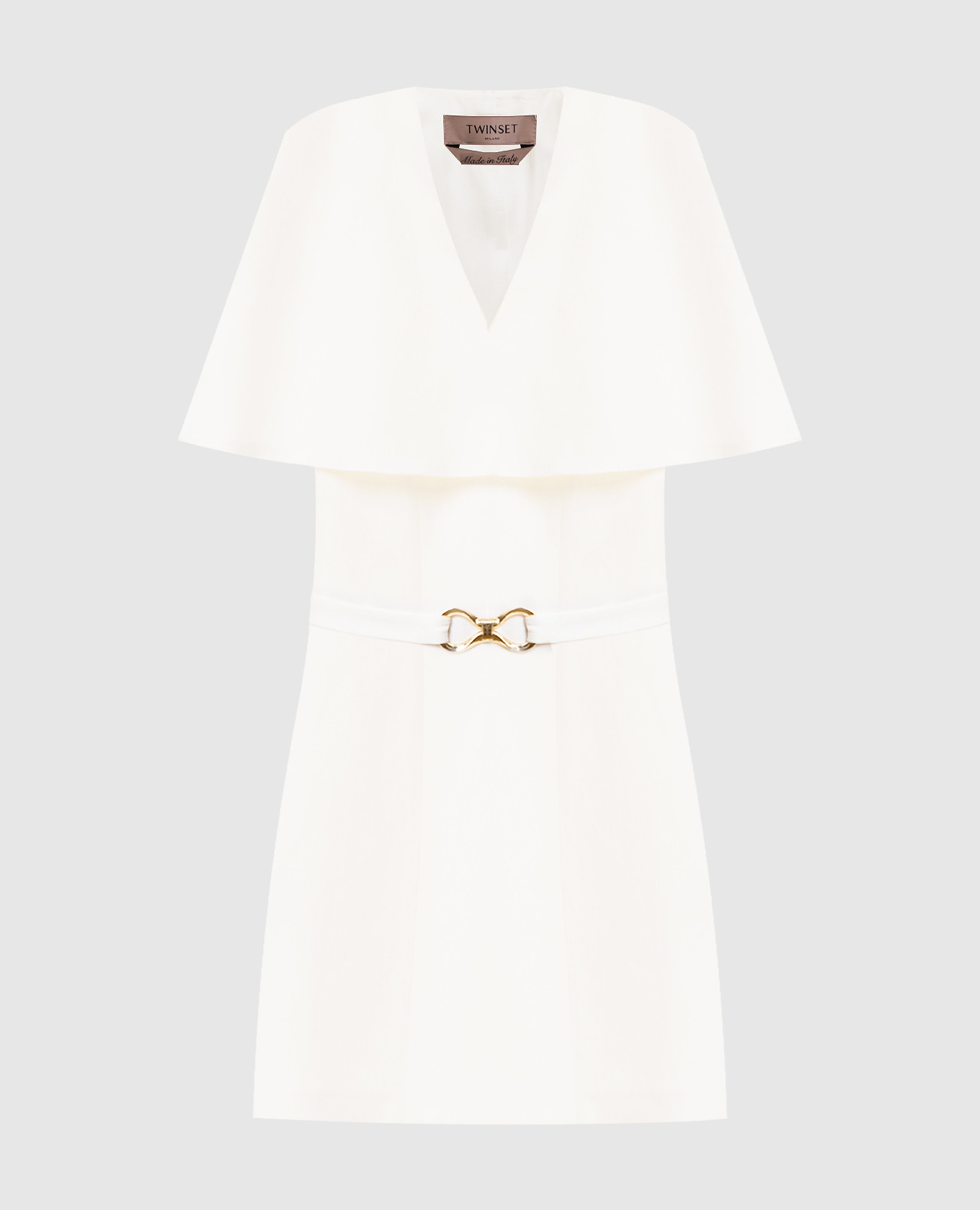 

Платье цвета айвори с льном, Бежевый, Повседневные платья