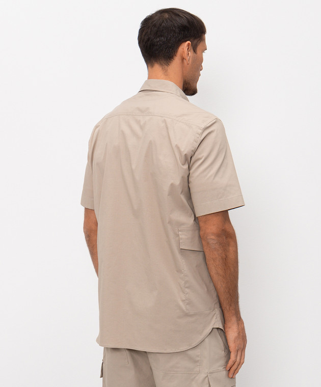 Peserico Бежева сорочка з короткими рукавами R5605600029 зображення 4